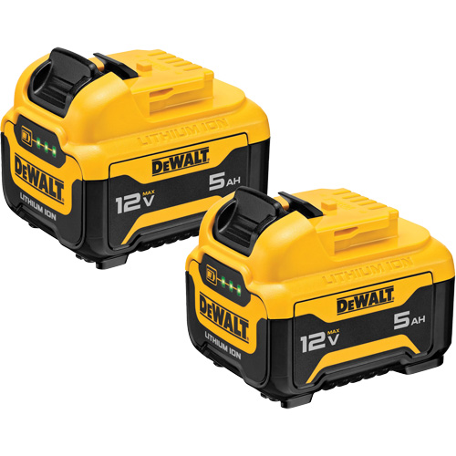 Max* Battery Packs, Lithium-Ion, 12 V, 5 Ah GTA Hardware Inc