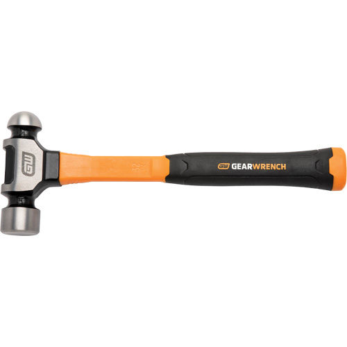 Marteau &agrave; panne ronde, Poids de la t&ecirc;te 32 oz, Face Ordinaire/Poli, Prise Fibre de verre GTA Hardware Inc