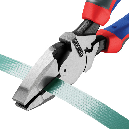 Pince pour monteurs de lignes &agrave; levier d&eacute;multipli&eacute;, type Nouvelle-Angleterre avec tire-fil, sertisseur et poign&eacute;e KNIPEXTEND GTA Hardware Inc
