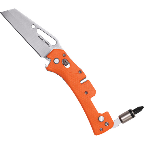 Couteau de poche d'&eacute;lectricien avec tournevis, 2-99/100" lame, lame en Acier inoxydable, poign&eacute;e en Plastique GTA Hardware Inc