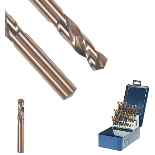 Foret de s&eacute;rie extra courte SST+, 1/8", Acier rapide, Cannelure 11/16", Pointe de 135° GTA Hardware Inc