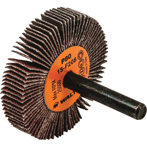 Flap Wheels-Coolcut Flap Wheels, Aluminum Oxide, 80 Grit, 2" x 3/8" x 1/4" GTA Hardware Inc