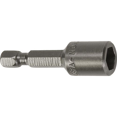 Tourne-&eacute;crou pour vis m&eacute;trique de feuille m&eacute;tallique, Embout 7 mm, Prise 1/4", 44,5 mm lo, Magn&eacute;tique GTA Hardware Inc