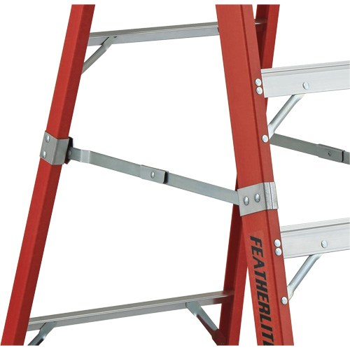 Industrial Extra Heavy-Duty Platform Stepladder (6500 AA Series), 6', 375 lbs. Cap. GTA Hardware Inc