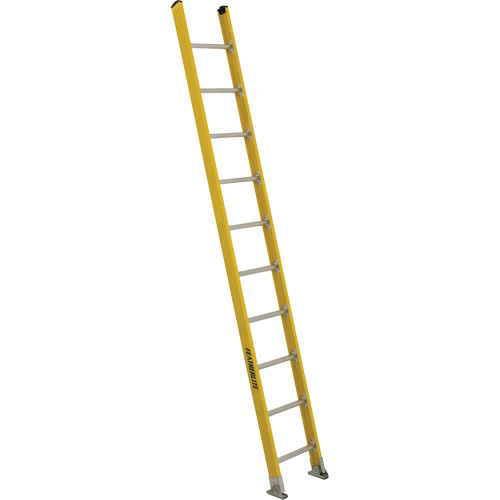 Industrial Extra Heavy-Duty Straight Ladders (5600 Series), 10', Fibreglass, 375 lbs., CSA Grade 1AA GTA Hardware Inc