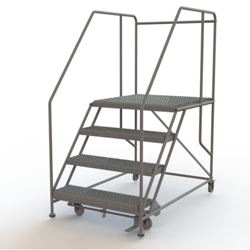 Plateforme de travail mobile, Acier, 4 Marches, 40" ha, 36" p, 36" Marche, Stri&eacute; GTA Hardware Inc