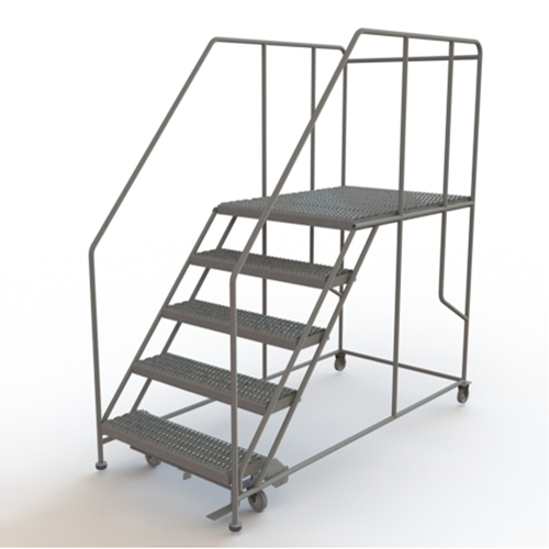 Plateforme de travail mobile, Acier, 5 Marches, 50" ha, 48" p, 36" Marche, Stri&eacute; GTA Hardware Inc