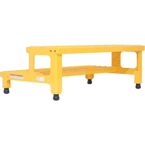 Adjustable Step-Mate Stand, 2 Step(s), 36-3/16" W x 22-7/8" L x 15-1/4" H, 500 lbs. Capacity GTA Hardware Inc