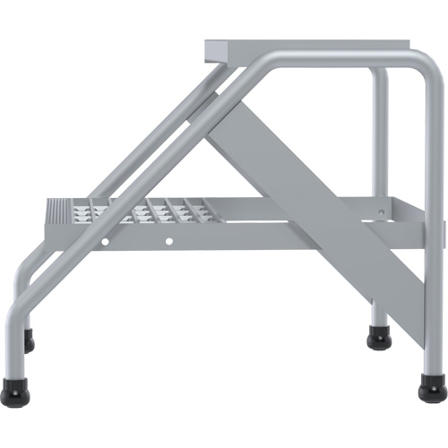 Escabeau en aluminium, 2 marche(s), 22-13/16" la x 24-9/16" lo x 20" h, Capacit&eacute; 500 lb GTA Hardware Inc