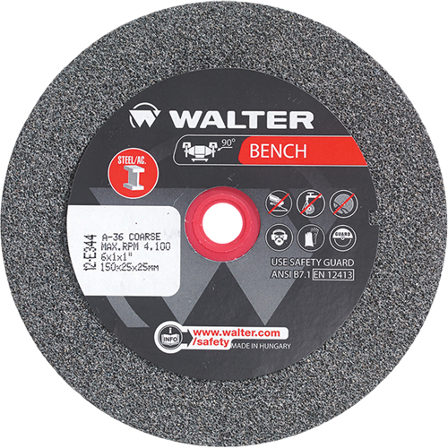 Bench Grinding Wheels, 6" x 1", 1" Arbor, 1 GTA Hardware Inc