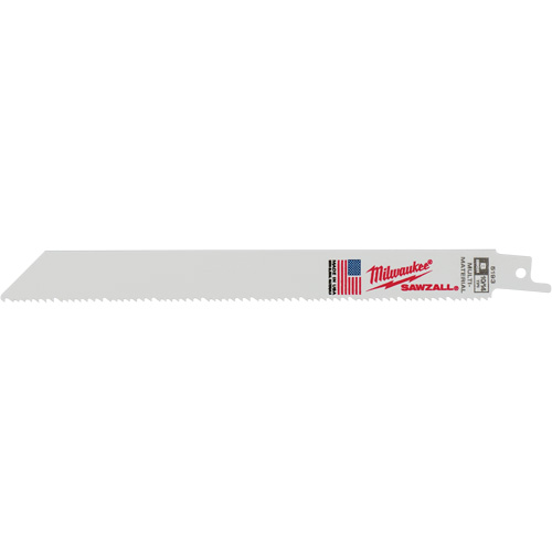Lame de scie alternative Sawzall, Bim&eacute;tal, 10-14 Dents par pouce, 8" lo x 5/8" la GTA Hardware Inc