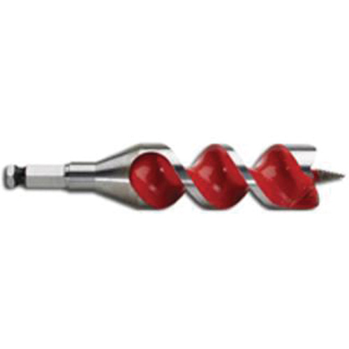 Ship Auger Drill Bit, 1-1/4 Diameter, 4" Flute, 7/16" Hex Shank GTA Hardware Inc