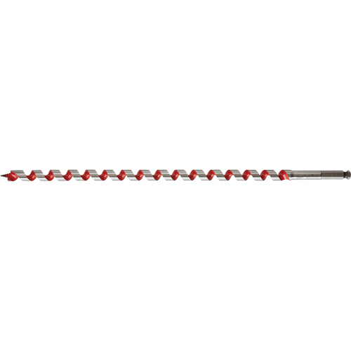 Longue m&egrave;che h&eacute;licoidale pour perceuse, Diam&egrave;tre de 11/16", Cannelure 15", Tige 7/16" hexagonal GTA Hardware Inc