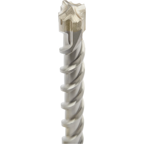MX4 4-Cutter SDS-Plus Rotary Hammer Drill Bit, 1", SDS-Plus Shank, Carbide GTA Hardware Inc