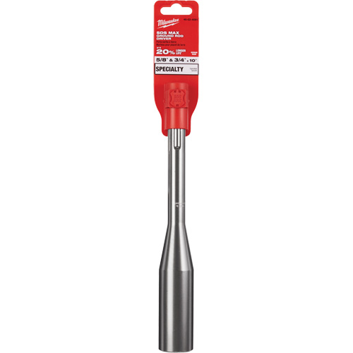 Marteau pour tige de mise &agrave; la terre SDS-Max, Embout 3/4"/5/8", Prise 3/4", Longueur 10" GTA Hardware Inc