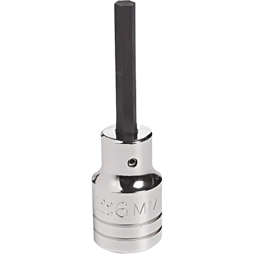 Embout &agrave; ins&eacute;rer, Hexagonale, 18 mm x 4" lo, Prise 1/2" GTA Hardware Inc