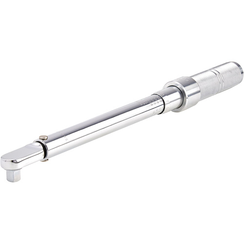 Cl&eacute; dynamom&eacute;trique microm&eacute;trique &agrave; t&ecirc;te fixe, &agrave; cliquer, Entraînement 3/8" carr&eacute;, 16-80 lb-pi GTA Hardware Inc