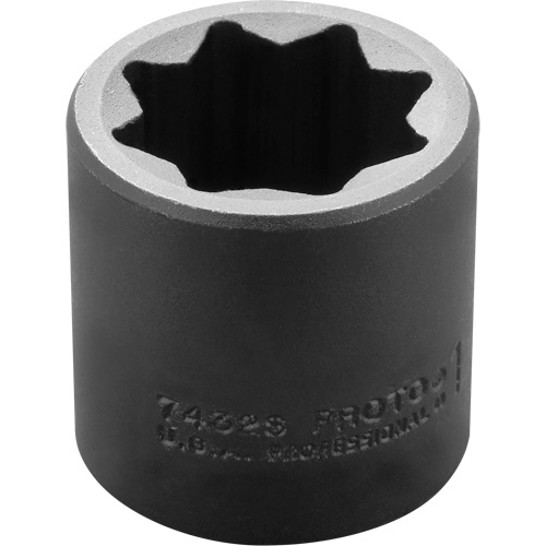 Socket, Impact, 1", 1/2" Drive, 18 Points GTA Hardware Inc