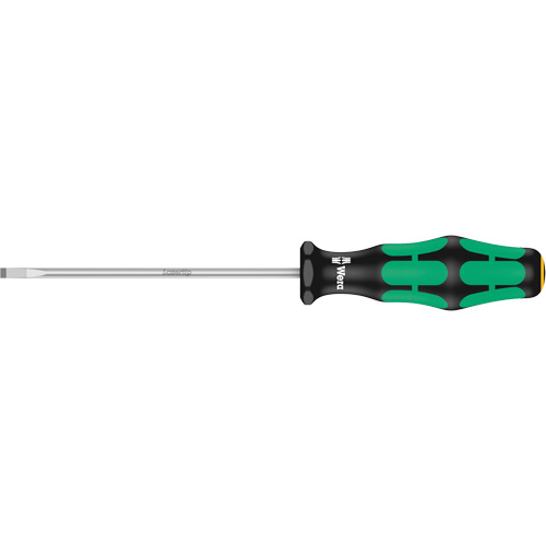 Slotted Screwdriver, 3.5 mm Tip, Round, 7-1/8" L, Plastic Handle GTA Hardware Inc