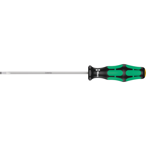Slotted Screwdriver, 3.5 mm Tip, Round, 8-1/8" L, Plastic Handle GTA Hardware Inc