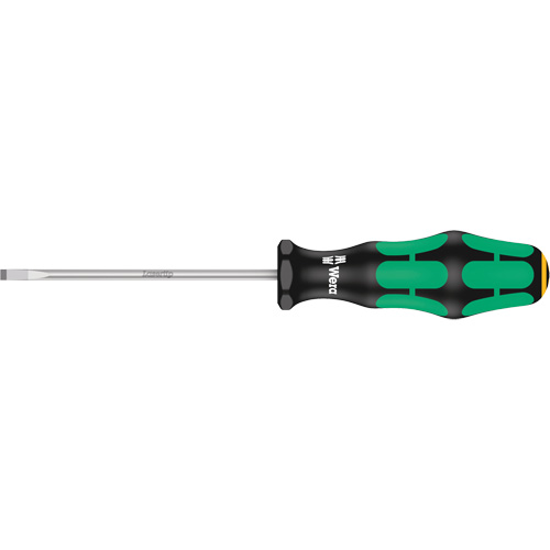 Tournevis &agrave; fente, Tige de 4 mm, Ronde, 7-25/32" lo, Prise en Plastique GTA Hardware Inc