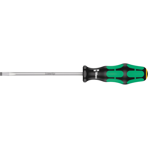 Slotted Screwdriver, 5.5 mm Tip, Round, 8-25/32" L, Plastic Handle GTA Hardware Inc