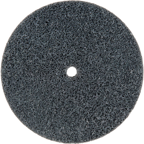 Meule homog&egrave;ne &agrave; faible densit&eacute; de s&eacute;rie 500 Standard Abrasives, 3" x 1/2", Arbre de 1/4", Grain de Fin, Carbure de silicium GTA Hardware Inc