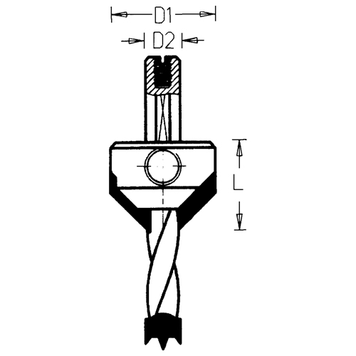 Countersinks, 16 mm, Carbide GTA Hardware Inc