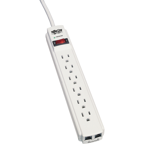 Protect-It Surge Suppressors, 6 Outlets, 720 J, 1800 W, 4' Cord GTA Hardware Inc