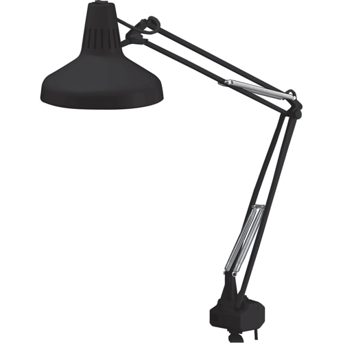 LAMPES DE TRAVAIL COMBIN&eacute;ES ROBUSTES, 22/60 W, Fluorescent/Incandescente, Col 45", Noir GTA Hardware Inc