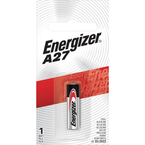 Miniature Alkaline Battery, A27, 12 V GTA Hardware Inc