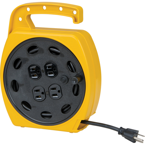 Wind-Up Extension Cord, 25', SJT, 16/3 Gauge, 10 A GTA Hardware Inc