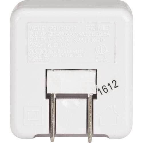 Chargeur USB Prime haute vitesse GTA Hardware Inc