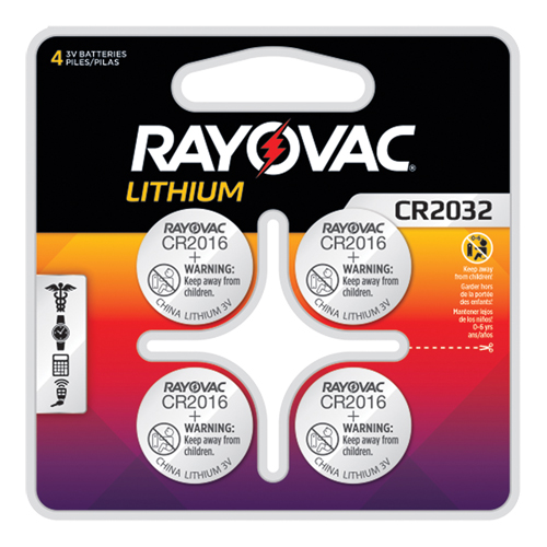 Piles bouton au lithium CR2032, 3 V GTA Hardware Inc