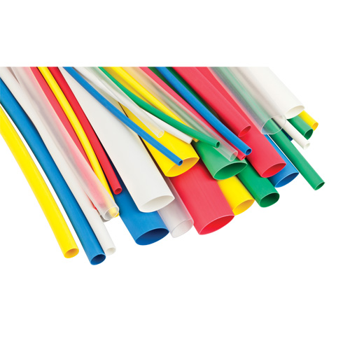 Heat Shrink Tubing, Thin Wall, 1/2', 0.25" (6.35mm) - 0.25" (6.35mm) GTA Hardware Inc