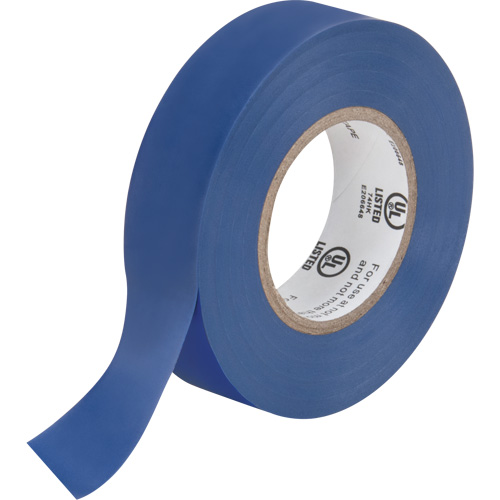 Electrical Tape, 19 mm (3/4") x 18 M (60'), Blue, 7 mils GTA Hardware Inc