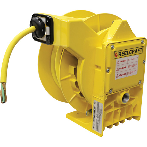NM400 Heavy Duty Power Cord Reel, 50', SOW, 12 Gauge, 18 A GTA Hardware Inc