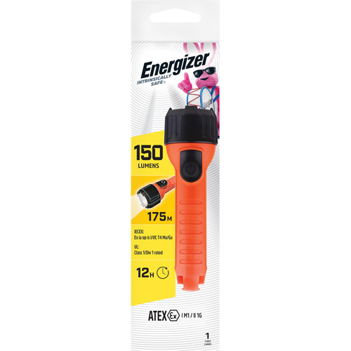 Intrinsically Safe&reg; Handheld Flashlight, LED, 150 Lumens, AA Batteries GTA Hardware Inc