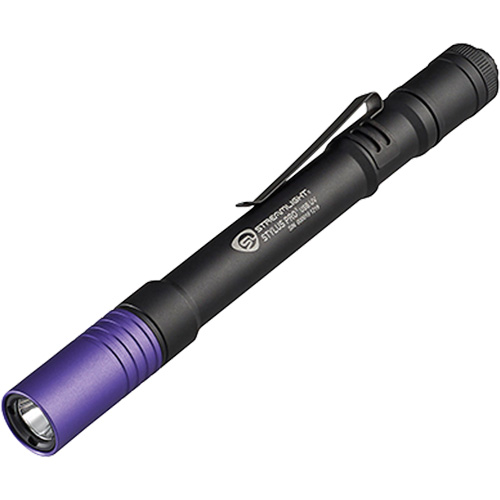 Lampe stylo UV avec port de recharge micro USB Stylus Pro, DEL, Corps en Aluminium, piles Rechargeable, Compris GTA Hardware Inc
