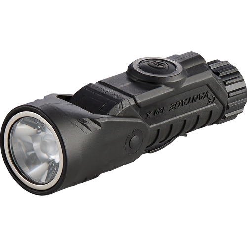 Vantage&reg; 180 X Multi-Fuel Helmet/Right Angle Flashlight, LED, Rechargeable/CR123A Batteries, Nylon Polymer GTA Hardware Inc