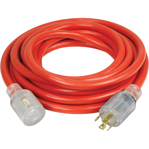 Rallonge pour g&eacute;n&eacute;ratrice &agrave; quatre prises, Ext&eacute;rieur, AWG 10, 30 A, 4 prise(s), 25' GTA Hardware Inc