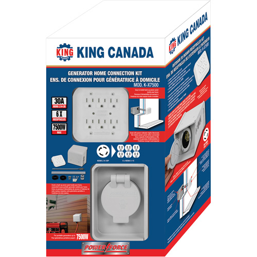 Ensemble de connexion pour g&eacute;n&eacute;ratrice &agrave; domicile GTA Hardware Inc