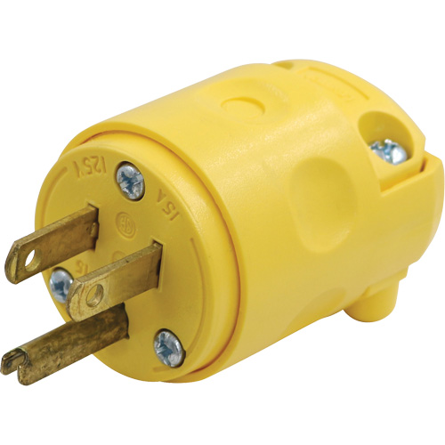 Replacement Plug, PVC, 15 A, 125 V GTA Hardware Inc