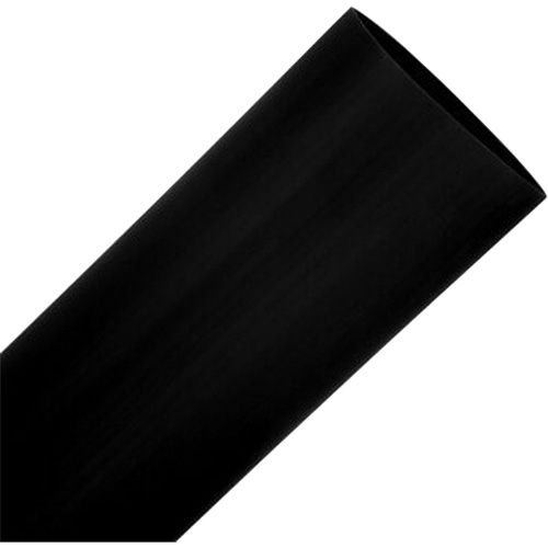 Black Heat Shrink Tubing, Thin Wall, 100', 0.75" (19.05 mm) - 1.5" (38.1 mm) GTA Hardware Inc