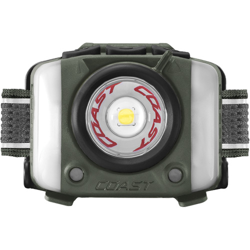FL97R Tri-Colour Headlamp with Twist Focus & Voice Activation, LED, 830 Lumens, 2 Hrs. Run Time, Rechargeable Batteries GTA Hardware Inc