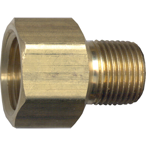 Pipe Adapter, FPT x NPT, 1/4" x 1/8" Dia., Brass GTA Hardware Inc