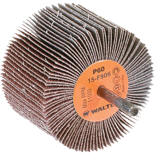 Flap Wheels-Coolcut Flap Wheels, Aluminum Oxide, 60 Grit, 3" x 2" x 1/4" GTA Hardware Inc