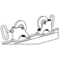 Adjust-A-Rolls&reg; Stand, 2000 lbs. Load Capacity, 36" Pipe Capacity GTA Hardware Inc