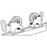 Adjust-A-Rolls&reg; Stand, 1000 lbs. Load Capacity, 36" Pipe Capacity GTA Hardware Inc