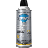LU206 All-Purpose Silicone Lubricant, Aerosol Can GTA Hardware Inc